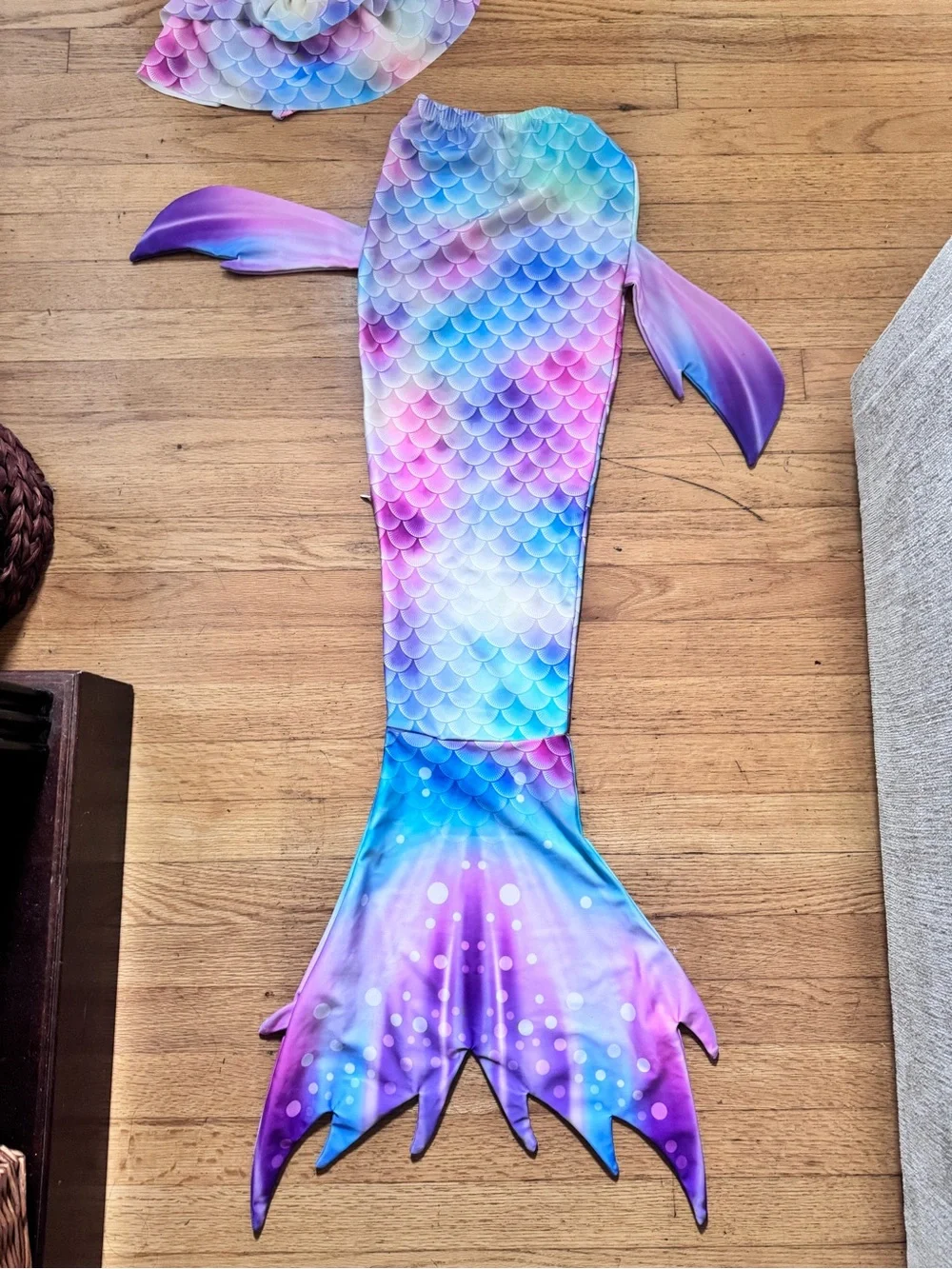 Kids Mermaid Costume Set - Multicolor Tail & Top